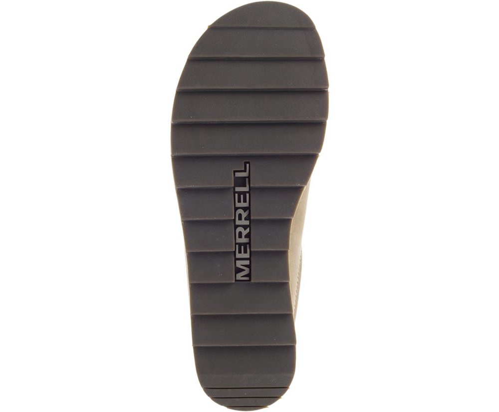 Merrell Slip Ons Męskie Brązowe - Juno Clog Skórzane - 057382-VGF